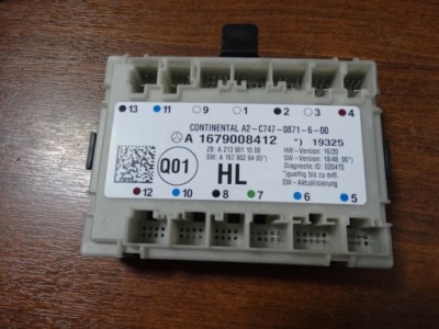 Idealny модуль дверь левый задний mercedes w167 1 фото №1