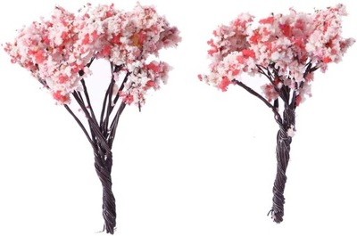 Ozdoby dekoracyjne z drzewa kwitnącej wiśni DIY