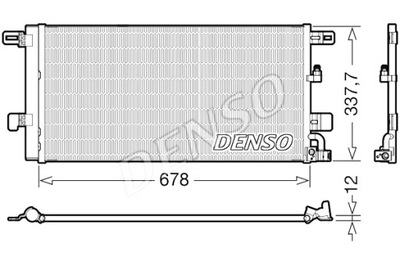 DENSO КОНДЕНСАТОР КОНДИЦИОНЕРА AUDI A4 ALLROAD B9 A4 B9 A5 A6 C8 A7