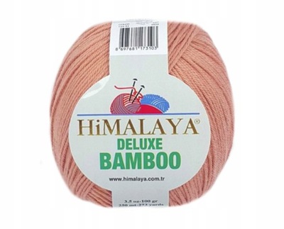 Włóczka HIMALAYA Bamboo Deluxe kolor MORELOWY 33
