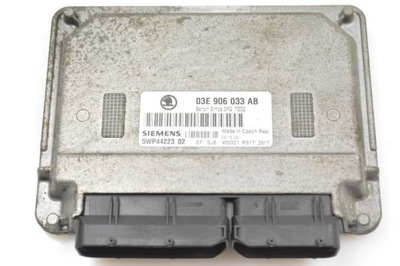 COMPUTADOR UNIDAD DE CONTROL ECU 03E906033AB SKODA FABIA  