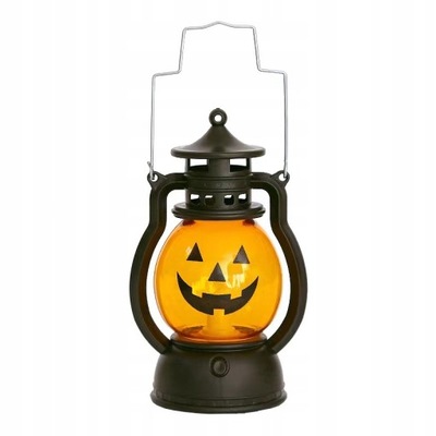 Lampion dynia plastik 3 Szt Przenośny Halloween Strach Jack-latarnia LED 8