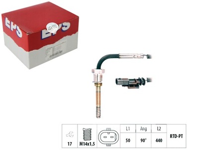 Датчик температуры выхлопных газов volvo eps фото №1