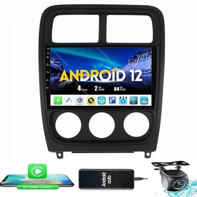 RADIO NAVEGACIÓN GPS DODGE CALIBER 2010-2012 CARPLAY WIFI 2GB 64GB  