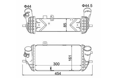 HART INTERCOOLER AUŠINTUVAS ORO HYUNDAI I20 14- 