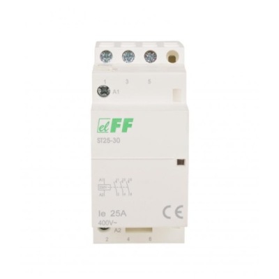 STYCZNIK MODUŁOWY 3NO 25A AC-7a 230V AC F&F ST25-30