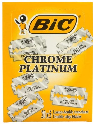 BIC Chrome Platinum Żyletki 100 sztuk
