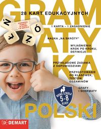 Karty edukacyjne Język polski - Gramatyka Demart