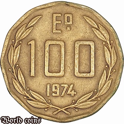 100 ESCUDOS 1974 CHILE