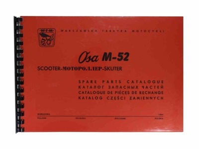 KATALOG PIEZAS DE REPUESTO ZAMIENNYCH WFM OSA M-52  