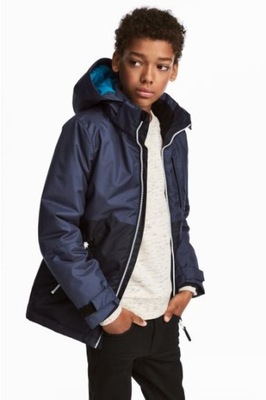 H&M Watowana kurtka outdoorowa chłopięca 146
