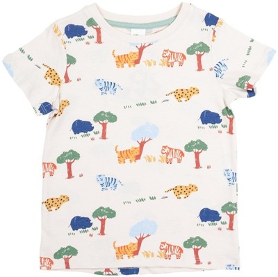 T-shirt bluzka zwierzęta Chłopiec 92 H&M