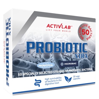 Activlab Probiotic Xtra synbiotyk IBS 30 kapsułek