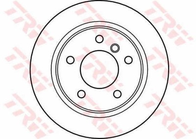 DISCOS DE FRENADO PARTE TRASERA TRW DF4188  