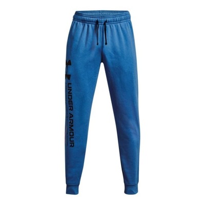 SPODNIE UNDER ARMOUR RIVAL FLEECE CHROMA PANTS MEN BLUE L