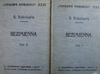 Bezimienna Tom 1 i 2 1912 r