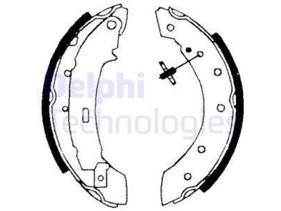 КОЛОДКИ ГАЛЬМІВНІ DELPHI LS1717