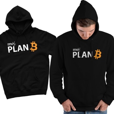 BLUZA MÓJ PLAN B KRYPTOWALUTY BITCOIN XL