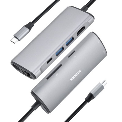 Stacja dokująca EOKEX 8 w 1 USB C