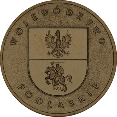 2 zł PODLASKIE Herby Województw 2004 + moneta w kapslu