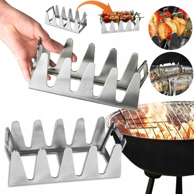 garden 2PCS stainless steel barbecue rack