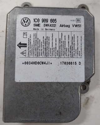 SENSOR AIRBAG 1C0909605 VW SEAT SKODA SIN CRASH  