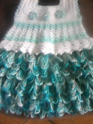 sukienka szydełkowa