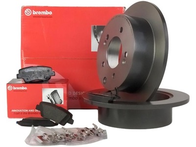 BREMBO TARCZE+KLOCKI GAL. KIA SOUL 262MM 