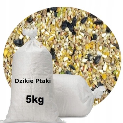 POKARM KARMA DLA DZIKICH PTAKÓW Drobne ZIARNO 5kg