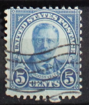 Znaczek USA 5 centów Roosevelt E