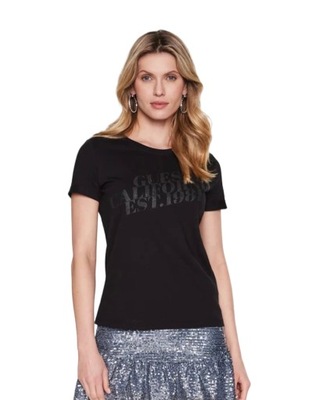 GUESS T-Shirt Aurelia W3RI26 JA914 Czarny L