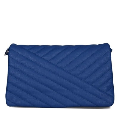 Niebieska pikowana listonoszka The Grace Bags 2204 BLUE