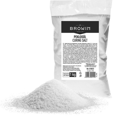 PEKLOSÓL 1kg do sól peklowania BROWIN