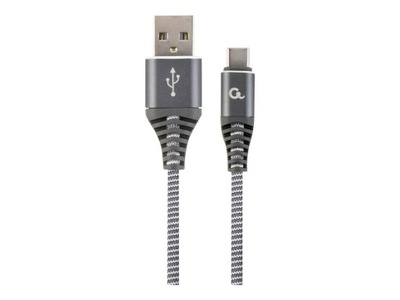 GEMBIRD CC-USB2B-AMCM-2M-WB2 Gembird premium kabel USB-C 2.0 AM/CM metalowe