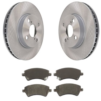 Гальмівні диски + гальмівні колодки перед do toyota corolla e12 2002- фото №1