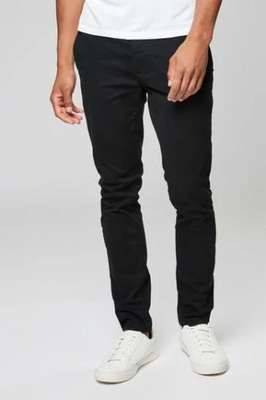 NEXT GŁADKIE SPODNIE SLIM FIT W32