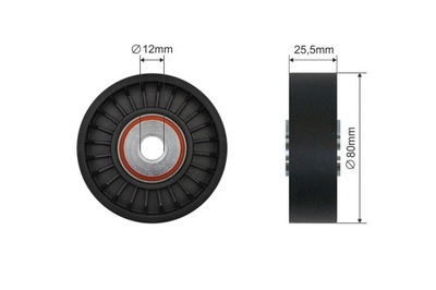 ROLLO TENSOR CORREA WIELOROWKOWEGO SAAB 9000 2.0 2.3 09.88-12.98  