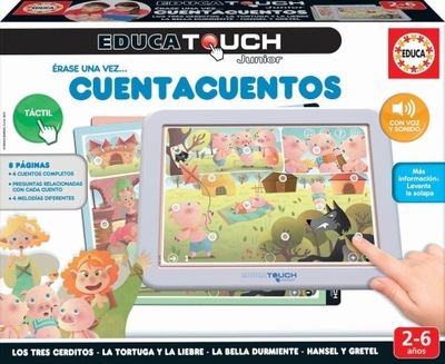 EDUCA TOUCH EDUKACYJNY TABLET EDUKACYJNY DLA DZIECI GRA ES