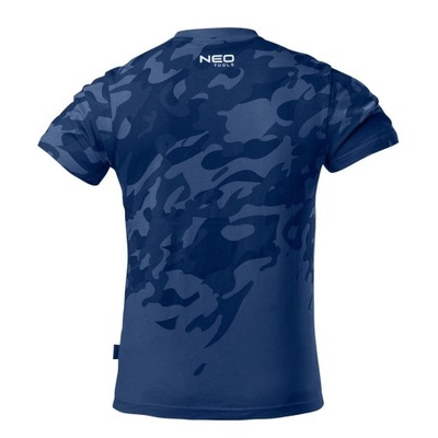 NEO T-shirt roboczy Camo Navy 81-603-XXXL