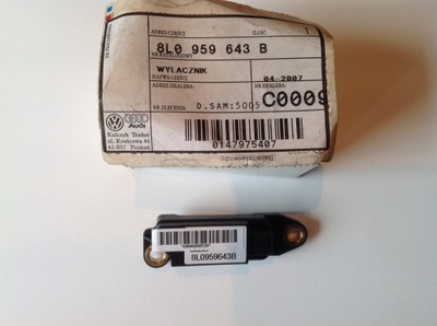 SENSOR ZDERZENIA LADO AUDI A3 8L0959643B NUEVO  