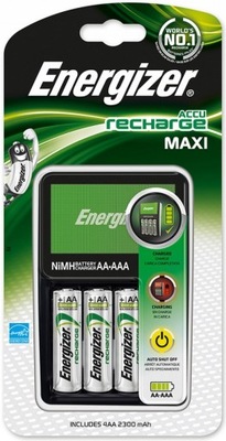 Ładowarka ENERGIZER Maxi + 4 akumulatory AA