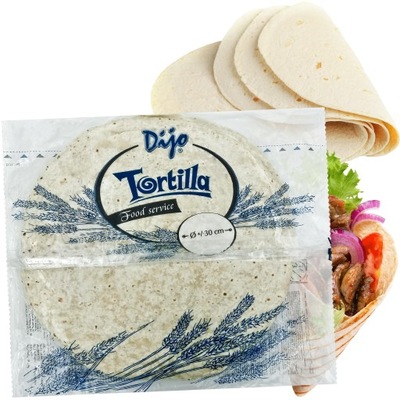 Tortilla PSZENNA 18 placków 30cm DIJO FAMILIJNA