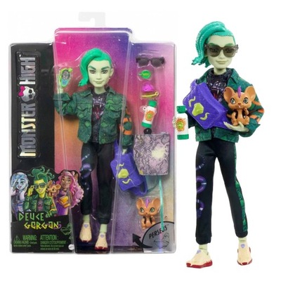 LALKA Monster High Deuce Gorgon i zwierzątko MATTEL HHK56