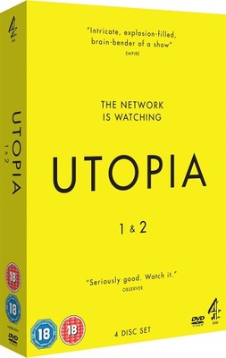 . Utopia | sezony 1-2 | DVD | kompletny serial 2014 The Network Is Watching