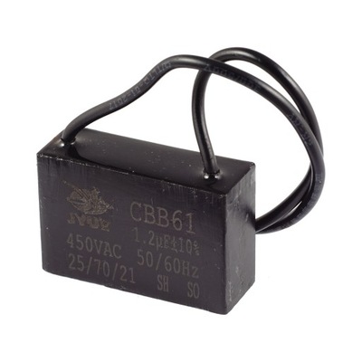 Kondensator rozruchowy 1.2uF 450V CBB61