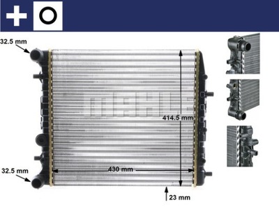 AUŠINTUVAS VARIKLIO MAHLE CR 454 000S 