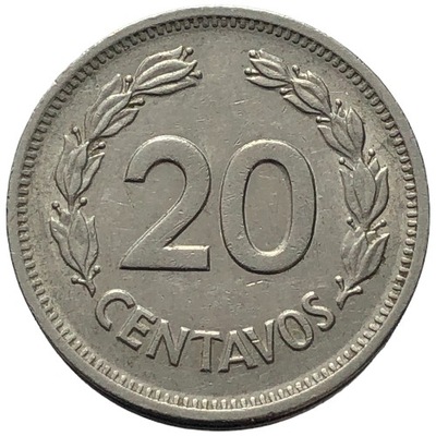83851. Ekwador - 20 centavo - 1975r.