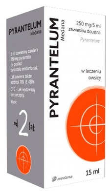 Pyrantelum 250 mg/5 ml zawiesina doustna 15 ml