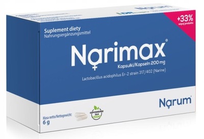 Narine Narimax Probiotyk 200mg 30 kapsułek