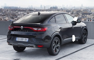 Дах renault arkana długie стійки фото №1